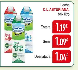 mYm supermercados C.L.ASTURIANA Leche oferta
