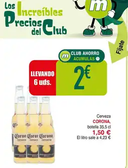 mYm supermercados CORONA Cerveza oferta