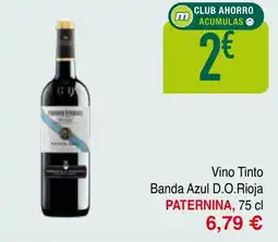 mYm supermercados PATERNINA Vino Tinto Banda Azul D.O.Rioja oferta