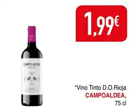 mYm supermercados CAMPOALDER Vino Tinto D.O.Rioja oferta