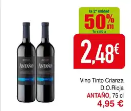 mYm supermercados ANTAÑO Vino Tinto Crianza D.O.Rioja oferta