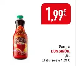 mYm supermercados DON SIMÓN Sangría oferta