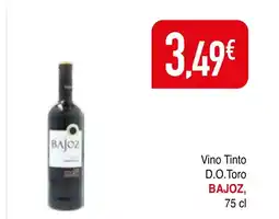 mYm supermercados BAJOZ Vino Tinto D.O.Toro oferta