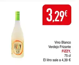 mYm supermercados FIZZY Vino Blanco Verdejo Frizante oferta