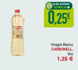 mYm supermercados CARBONELL Vinagre Blanco oferta