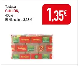 mYm supermercados GULLÓN Tostada oferta