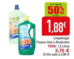 mYm supermercados TENN Limpiahogar Frescor Aloe o Bioalcohol oferta