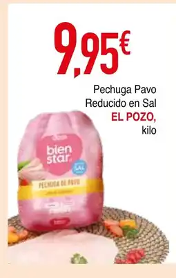 mYm supermercados EL POZO Pechuga Pavo Reducido en Sal oferta
