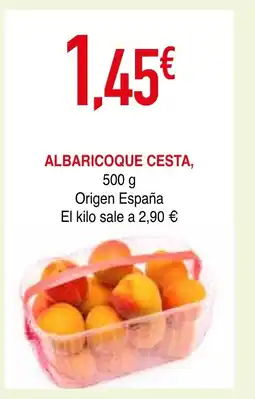 mYm supermercados Albaricoque cesta oferta