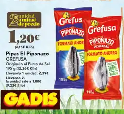 Gadis GREFUSA Pipas El Piponazo oferta