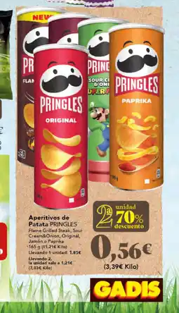 Gadis PRINGLES Aperitivos de Patata oferta