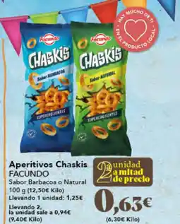 Gadis FACUNDO Aperitivos Chaskis oferta
