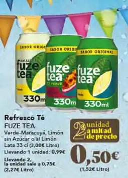 Gadis FUZE TEA Refresco Té oferta
