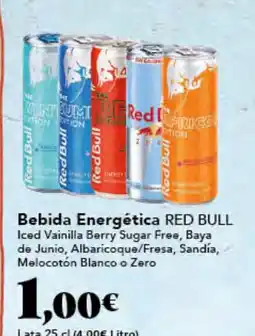 Gadis RED BULL Bebida Energética oferta