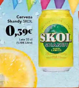 Gadis SKOL Cerveza Shandy oferta