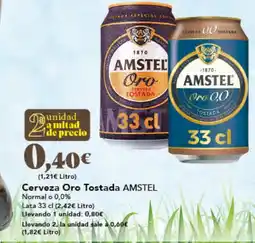 Gadis AMSTEL Cerveza Oro Tostada oferta