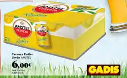Gadis AMSTEL Cerveza Radler Limón oferta