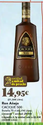 Gadis CACIQUE 500 Ron Añejo oferta