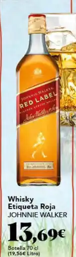 Gadis JOHNNIE WALKER Whisky Etiqueta Roja oferta