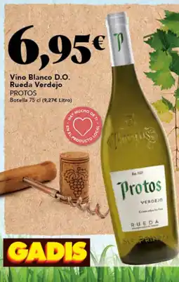 Gadis PROTOS Vino Blanco D.O. Rueda Verdejo oferta