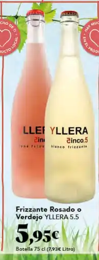Gadis YLLERA 5.5 Frizzante Rosado o Verdejo oferta