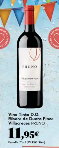 Gadis PRUNO Vino Tinto D.O. Ribera de Duero Finca Villacreces oferta