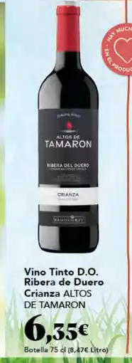 Gadis ALTOS DE TAMARON Vino Tinto D.O. Ribera de Duero Crianza oferta