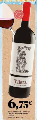 Gadis YLLERA Vino Tinto IGP. Tierra de Castilla y León Crianza oferta