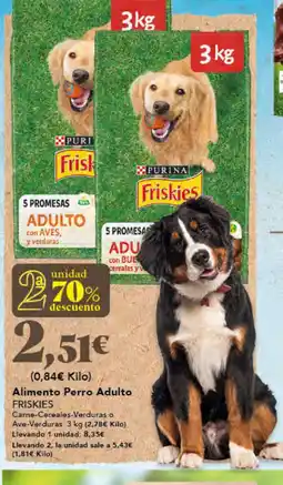 Gadis FRISKIES Alimento Perro Adulto oferta