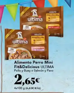 Gadis ULTIMA Alimento Perro Mini Fit&Delicious oferta