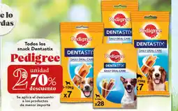 Gadis PEDIGREE Todos los snack Dentastix oferta