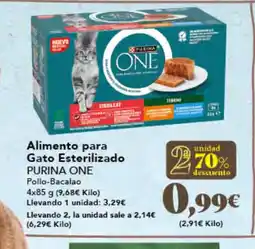 Gadis PURINA ONE Alimento para Gato Esterilizado oferta