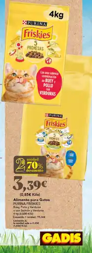 Gadis PURINA FRISKIES Alimento para Gatos oferta