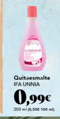 Gadis IFA UNNIA Quitaesmalte oferta