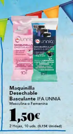 Gadis IFA UNNIA Maquinilla Desechable Basculante oferta