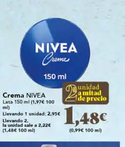 Gadis NIVEA Crema oferta