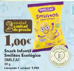 Gadis SMILEAT Snack Infantil Smilitos Ecológico oferta