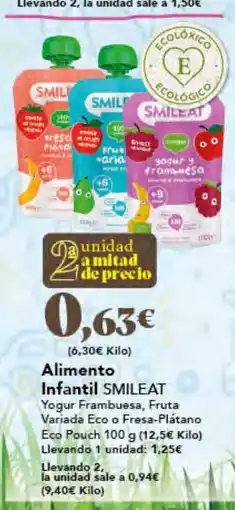 Gadis SMILEAT Alimento Infantil oferta