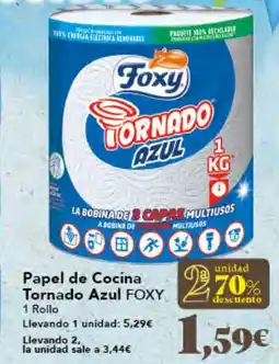 Gadis FOXY Papel de Cocina Tornado Azul oferta