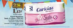 Gadis CARICIAS Papel Higiénico Seda 3 Capas oferta