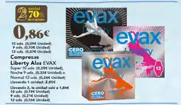 Gadis EVAX Compresas Liberty Alas oferta