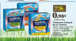 Gadis TAMPAX Tampones Compak Pearl oferta