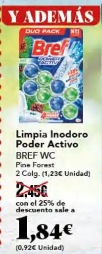 Gadis BREF WC Limpia Inodoro Poder Activo oferta