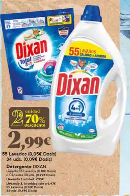 Gadis DIXAN Detergente oferta