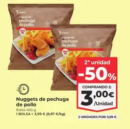 La Sirena Nuggets de pechuga de pollo oferta