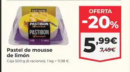 La Sirena Pastel de mousse de limón oferta