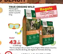 Kiwoko TRUE ORIGINS WILD Pienso gato Adulto country oferta