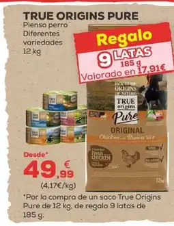 Kiwoko TRUE ORIGINS PURE Pienso perro oferta