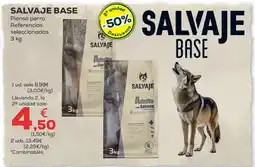 Kiwoko SALVAJE BASE Pienso perro Referencias oferta