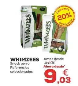Kiwoko WHIMZEES Antes desde Snack perro oferta